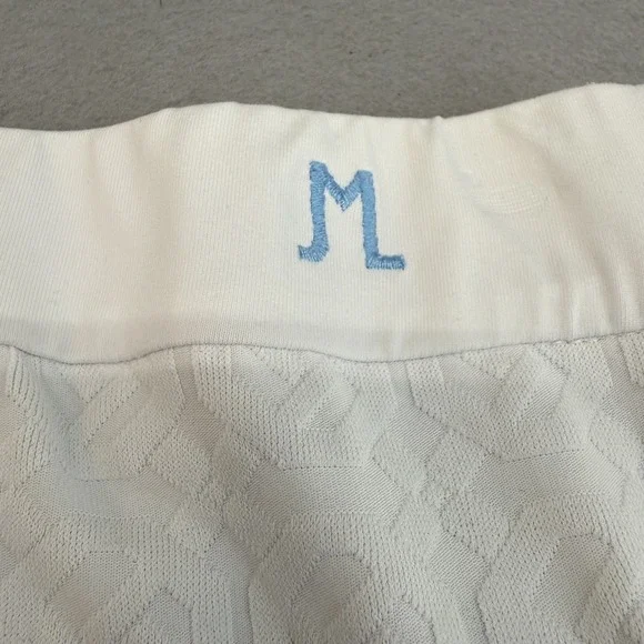 J McLaughlin Skort Lot 2 S Pleated Hem Stretch Golf Tennis Skirt Pink + White - Picture 4 of 16